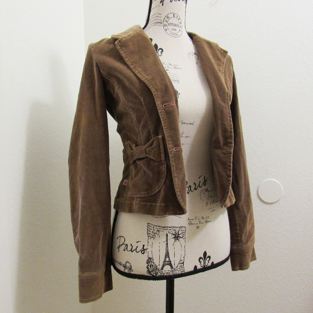 PLUGG Coffee Colored Jacket